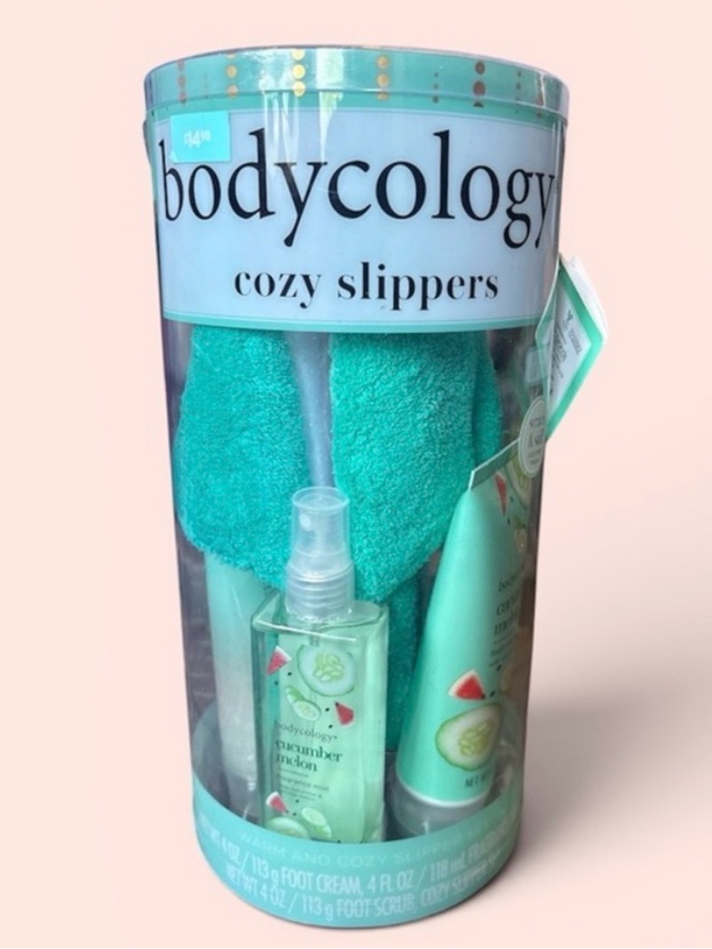 Bodycology Cozy Slippers Foot Care Set - Teal